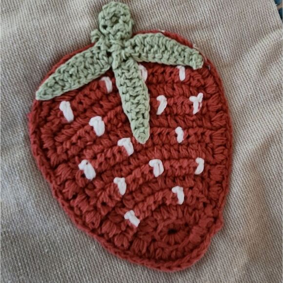 Mud Pie Crochet Pillow -New! - Picture 8 of 11